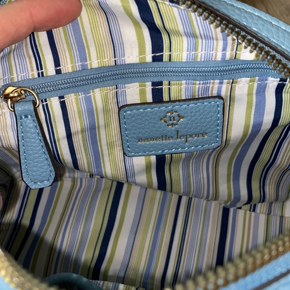 🩵NEW🩵 Nanette Lepore crossbody with bamboo turnlock - Picture 11 of 16